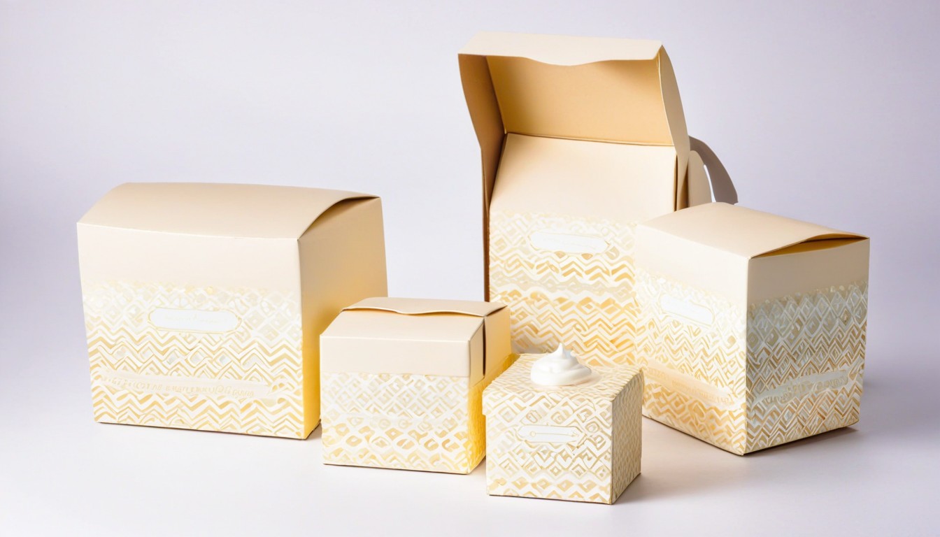 Cream Packaging and Boxes