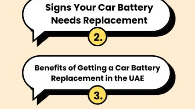 Expert Car Battery Replacement Services in the UAE