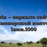 1win — зеркало сайта букмекерской конторы 1вин.1000
