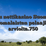 Possu nettikasino Suomessa suomalaisten pelaajien arvioita.750