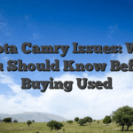Toyota Camry Issues: What You Should Know Before Buying Used