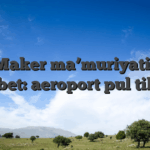 BookMaker ma’muriyati 1xbet 1 ixbet: aeroport pul tikish
