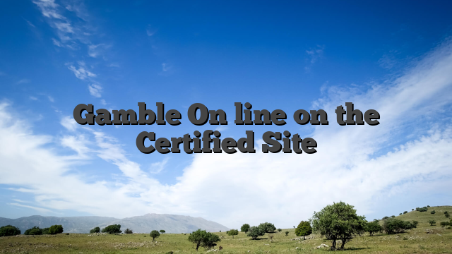 Gamble On line on the Certified Site
