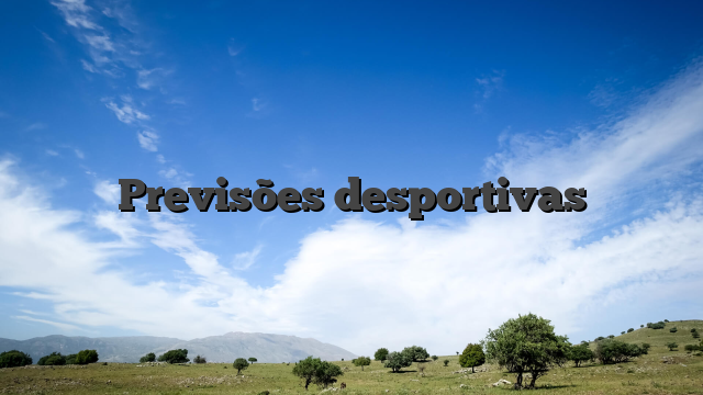 Previsões desportivas
