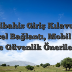 Paribahis Giriş Kılavuzu: Güncel Bağlantı, Mobil Giriş ve Güvenlik Önerileri