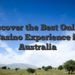 Discover the Best Online Casino Experience in Australia