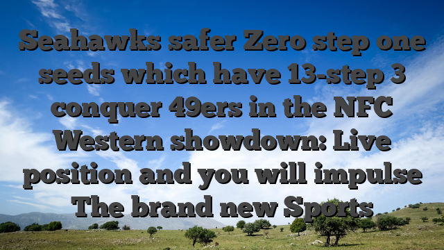 Seahawks safer Zero step one seeds which have 13-step 3 conquer 49ers in the NFC Western showdown: Live position and you will impulse The brand new Sports