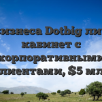 Для бизнеса Dotbig личный кабинет с корпоративными клиентами, $5 млн