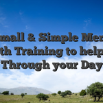 7 Small & Simple Mental health Training to help you Through your Day