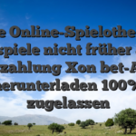 Beste Online-Spielothek: 75 Freispiele nicht früher als 1 Einzahlung Xon bet-App herunterladen 100% zugelassen