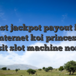 Biggest jackpot payout inside an internet koi princess $1 deposit slot machine nominal