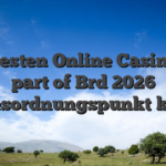 Die besten Online Casinos as part of Brd 2026 Tagesordnungspunkt küren
