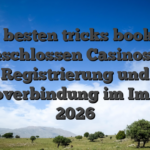 Diese besten tricks book of ra Angeschlossen Casinos bloß Registrierung und Kontoverbindung im Im jahre 2026