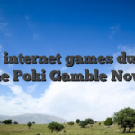 Free internet games during the Poki Gamble Now!
