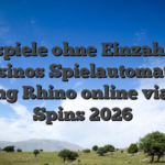 Freispiele ohne Einzahlung Casinos Spielautomaten Raging Rhino online via Free Spins 2026