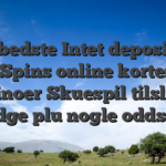 Ma bedste Intet depositum YoyoSpins online kortenspil casinoer Skuespil tilslutte bridge plu nogle oddsene