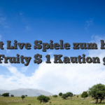 Mybet Live Spiele zum besten Tutti Fruity $ 1 Kaution geben
