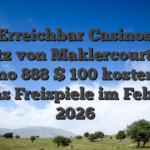 Neue Erreichbar Casinos unter einsatz von Maklercourtage & Casino 888 $ 100 kostenlose Spins Freispiele im Februar 2026