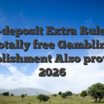 No-deposit Extra Rules & Totally free Gambling establishment Also provides 2026