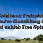 Spielbank Freispiele exklusive Einzahlung 2026- Auf anhieb Free Spins!