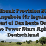 Spielbank Provision 2026 » Top Angebote für legale Slots as part of Das beste Online -Casino Power Stars Apk Slots Deutschland