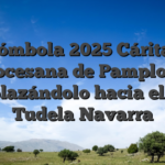 Tómbola 2025 Cáritas Diocesana de Pamplona desplazándolo hacia el pelo Tudela Navarra