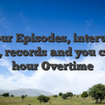 an hour Episodes, interviews, users, records and you can an hour Overtime