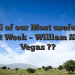 ?? All of our Most useful See for it Week – William Slope Vegas ??