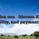 ? Idea one � Discuss RTP, volatility, and payment desk