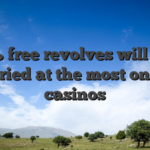 100 % free revolves will likely be tried at the most online casinos