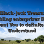 21 Black-jack Treasures Gambling enterprises Do not want You to definitely Understand