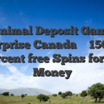 $5 Minimal Deposit Gambling enterprise Canada ️ᐈ 150 100 percent free Spins for 5$ Money