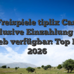 50 Freispiele tiplix Casino exklusive Einzahlung Auf anhieb verfügbar: Top Deals 2026
