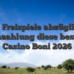60 Freispiele abzüglich Einzahlung diese besten Casino Boni 2026