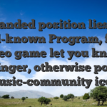 A branded position lies in a well-known Program, film, video game let you know, singer, otherwise pop music-community icon