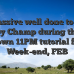 A massive well done to your Happy Champ during the our very own 11PM tutorial for the Week-end, FEB