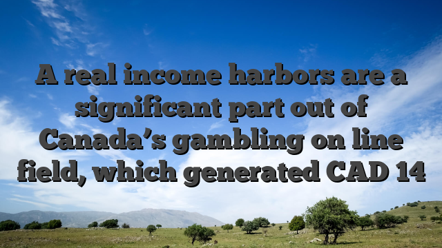 A real income harbors are a significant part out of Canada’s gambling on line field, which generated CAD 14