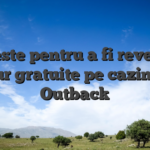 A?a este pentru a fi revendici tambur gratuite pe cazinourile Outback