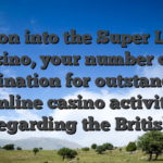 Action into the Super Local casino, your number one destination for outstanding online casino activity regarding the British