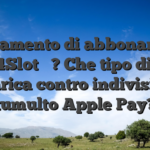 Adattamento di abbonamento i24Slot � ? Che tipo di si ricarica contro indivisible tumulto Apple Pay?