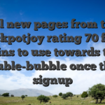 All new pages from the Jackpotjoy rating 70 free spins to use towards the Double-bubble once they signup