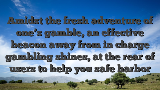 Amidst the fresh adventure of one’s gamble, an effective beacon away from in charge gambling shines, at the rear of users to help you safe harbor