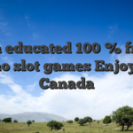 An educated 100 % free Casino slot games Enjoyment Canada