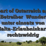 As part of Osterreich agiert ein Betreiber �Wunderino� unter einsatz von Malta-Erlaubniskarte rechtswidrig