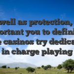 As well as protection, it is important you to definitely online casinos try dedicated to in charge playing