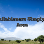 Availableness Simply for Area