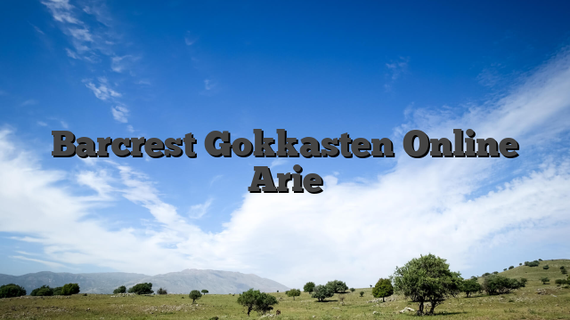 Barcrest Gokkasten Online Arie