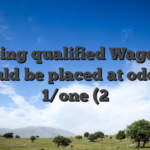 Being qualified Wagers should be placed at odds of 1/one (2