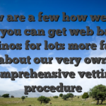 Below are a few how we rates and you can get web based casinos for lots more facts about our very own comprehensive vetting procedure