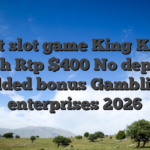 Best slot game King Kong Cash Rtp $400 No deposit Added bonus Gambling enterprises 2026